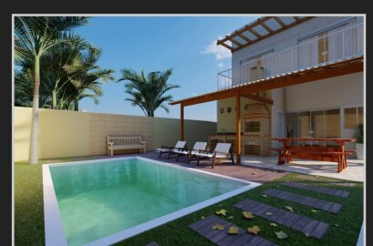 Casa em fase de acabamento para venda em São Lourenço - MG