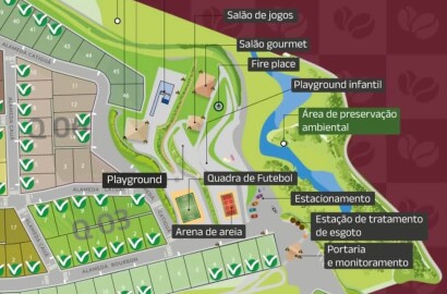 Lote para venda apenas à 5 minutos do centro de São Lourenço