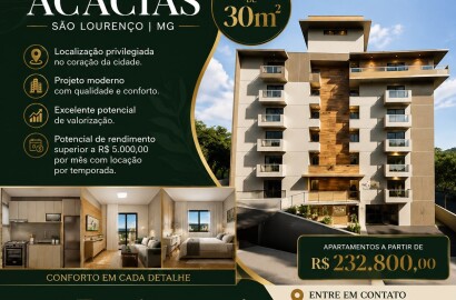 Apartamentos para venda em São Lourenço MG