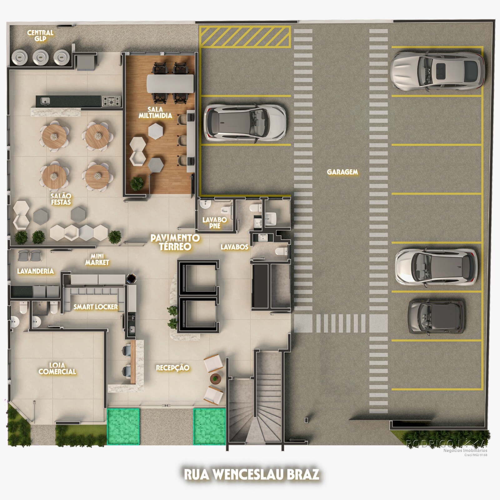 Lindos studios na planta para venda em São Lourenço Mg